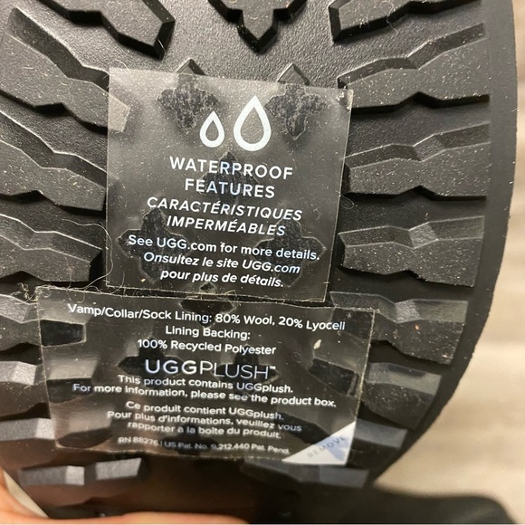 UGG | Elings Boot Waterproof In Black NEW - Picture 10 of 11